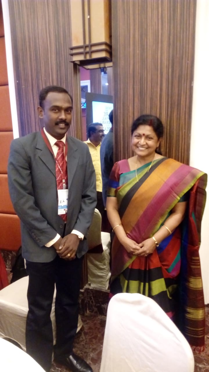 Received the Blessings from Our Motivational Speaker Mrs. Jayanthasree Balakrishnan