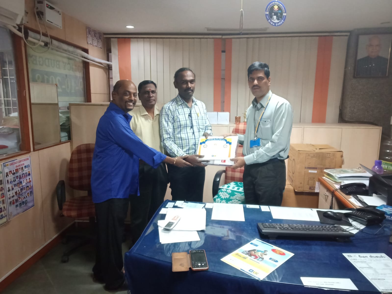 Received the Certificate of Honour from Our Branch Manager Mr. Abdul Rahman